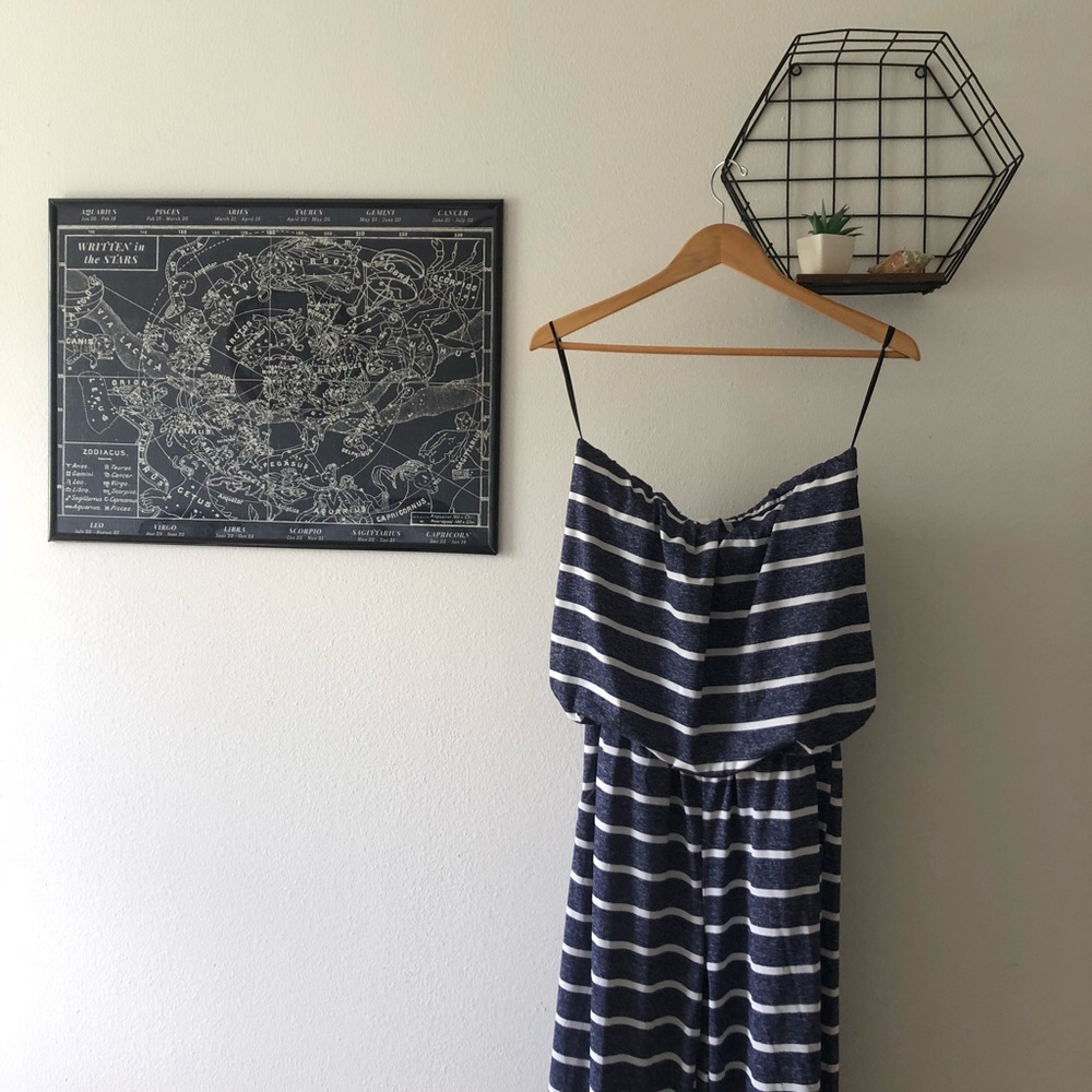 Blue/white bodysuit